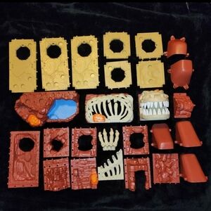 Imaginext T-Rex Mountain Playset pieces (incomplete)